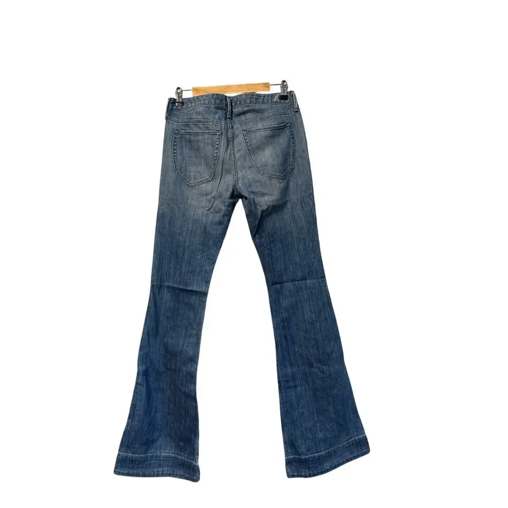 Earnest Sewn Hefner .05 Anthropology Boot Cut Jeans | Mid-Wash Denim | Size 27